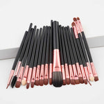 20 pcs makeup tools brushes sets foundation brush eyeshadow brush eyebrow brush makeup brushes set professional brush holder