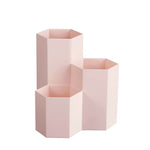 3 Lattices Cosmetic Brush Box Table Organizer Makeup Nail Polish Cosmetic Holder Make Up Tools Boxes Jewelry Display Rack Kits