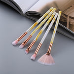 5/10pcs Makeup Brushes Sets Highlighter Eye Cosmetic Powder Foundation Eye Shadow Cosmetics Professional Eyebrows Soft Hair