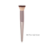 Luxury Champagne Makeup Brushes Foundation Powder Blush Eyeshadow Eyelash Concealer Lip Eye Blending Brush Make Up Brushes Set