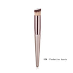Luxury Champagne Makeup Brushes Foundation Powder Blush Eyeshadow Eyelash Concealer Lip Eye Blending Brush Make Up Brushes Set