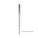 Luxury Champagne Makeup Brushes Foundation Powder Blush Eyeshadow Eyelash Concealer Lip Eye Blending Brush Make Up Brushes Set